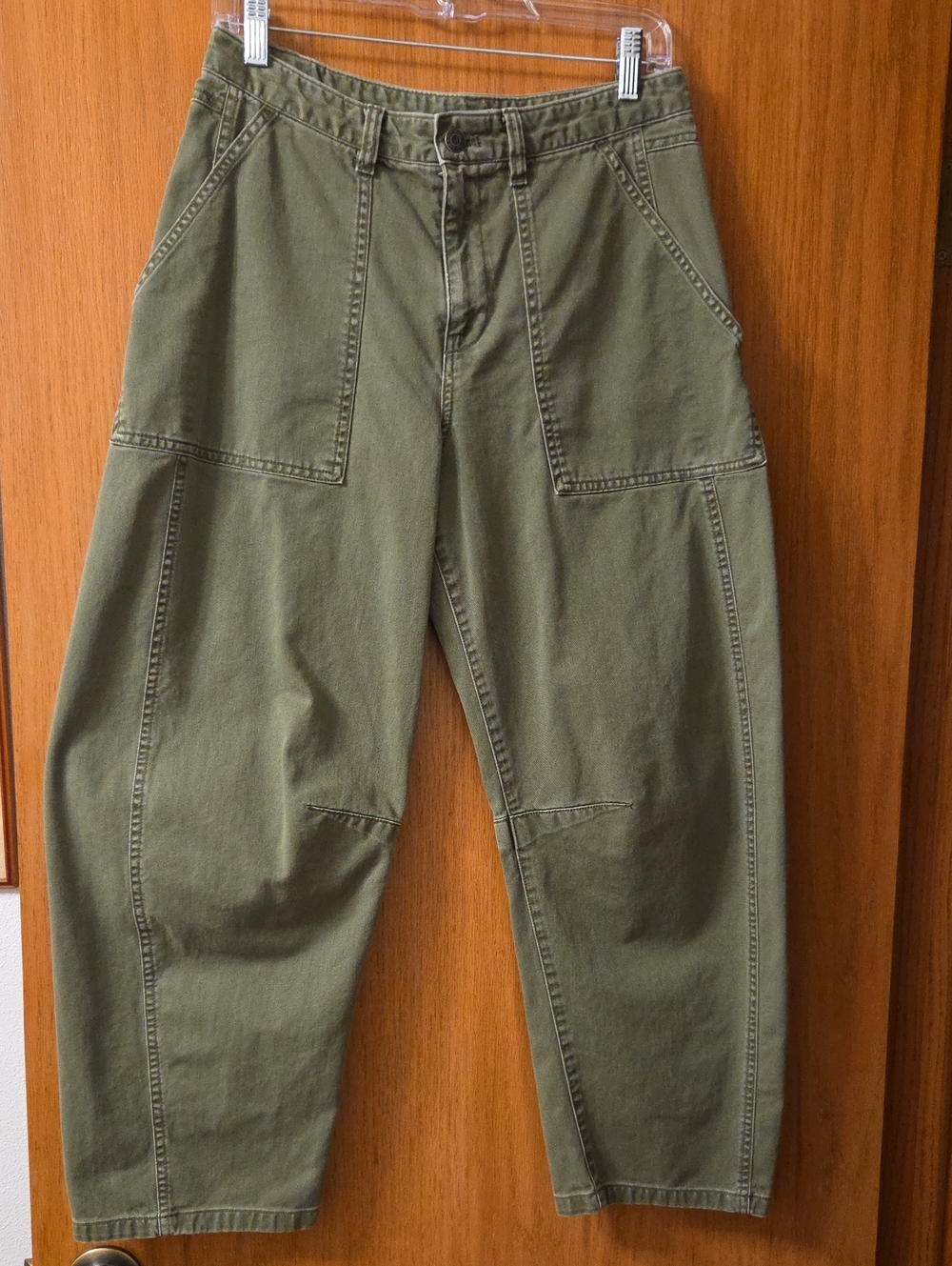 Gap Olive Green Barrel Pant